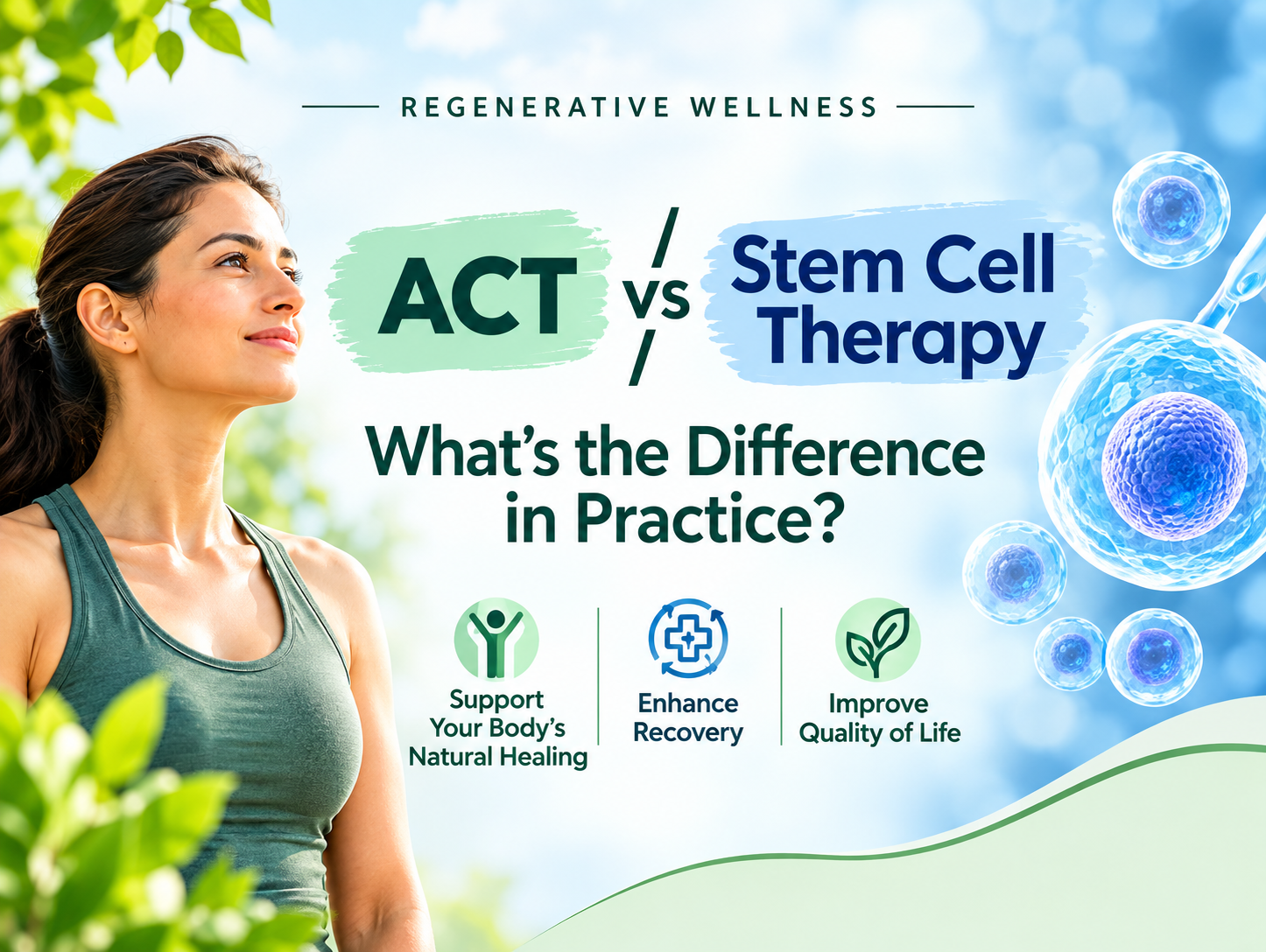 ACT vs Stem Cell Therapy